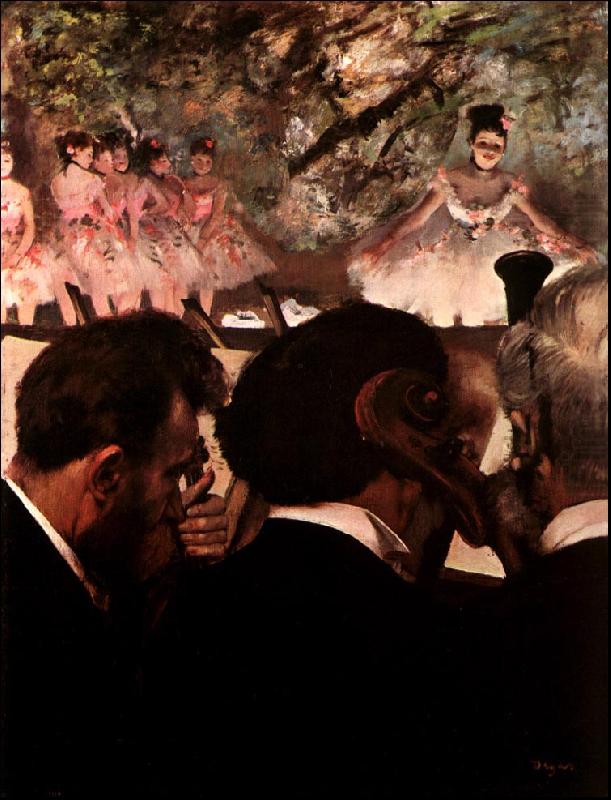 Edgar Degas At the Ballet china oil painting image